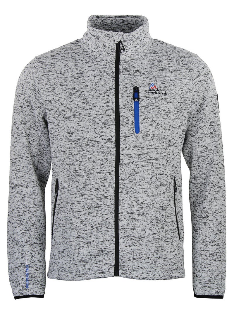 Blouson polaire CEMO - PEAK MOUNTAIN Gris - Kiabi