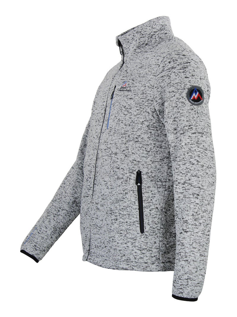 Blouson polaire CEMO - PEAK MOUNTAIN Gris - Kiabi