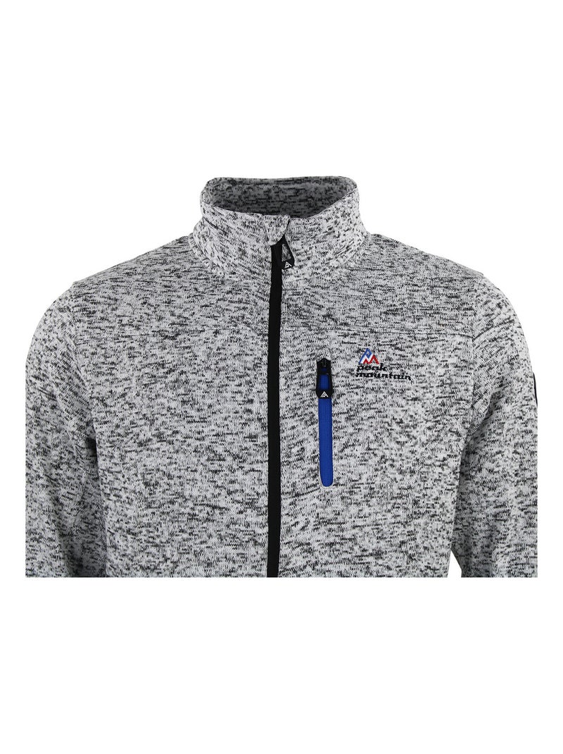 Blouson polaire CEMO - PEAK MOUNTAIN Gris - Kiabi