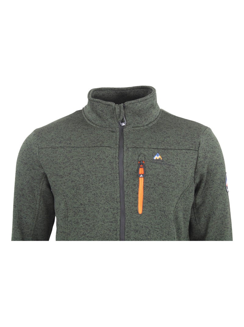 Blouson polaire CEMO - PEAK MOUNTAIN Kaki - Kiabi