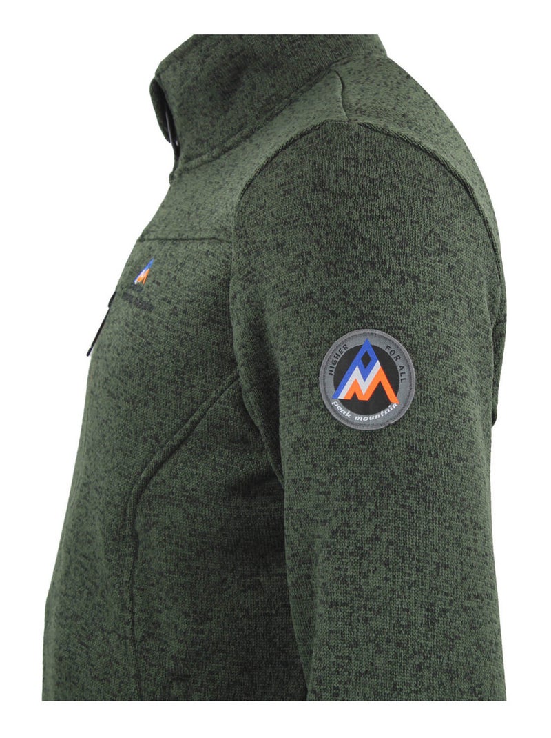 Blouson polaire CEMO - PEAK MOUNTAIN Kaki - Kiabi