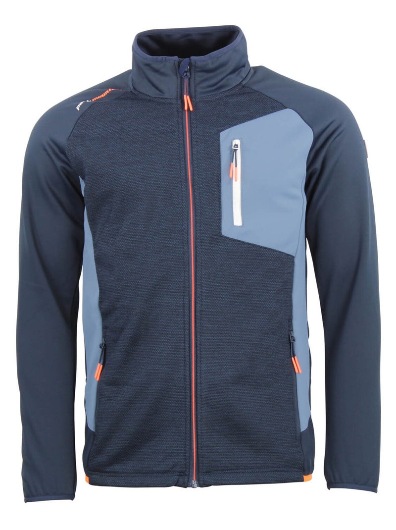 Blouson polaire CERIN - PEAK MOUNTAIN Bleu marine - Kiabi