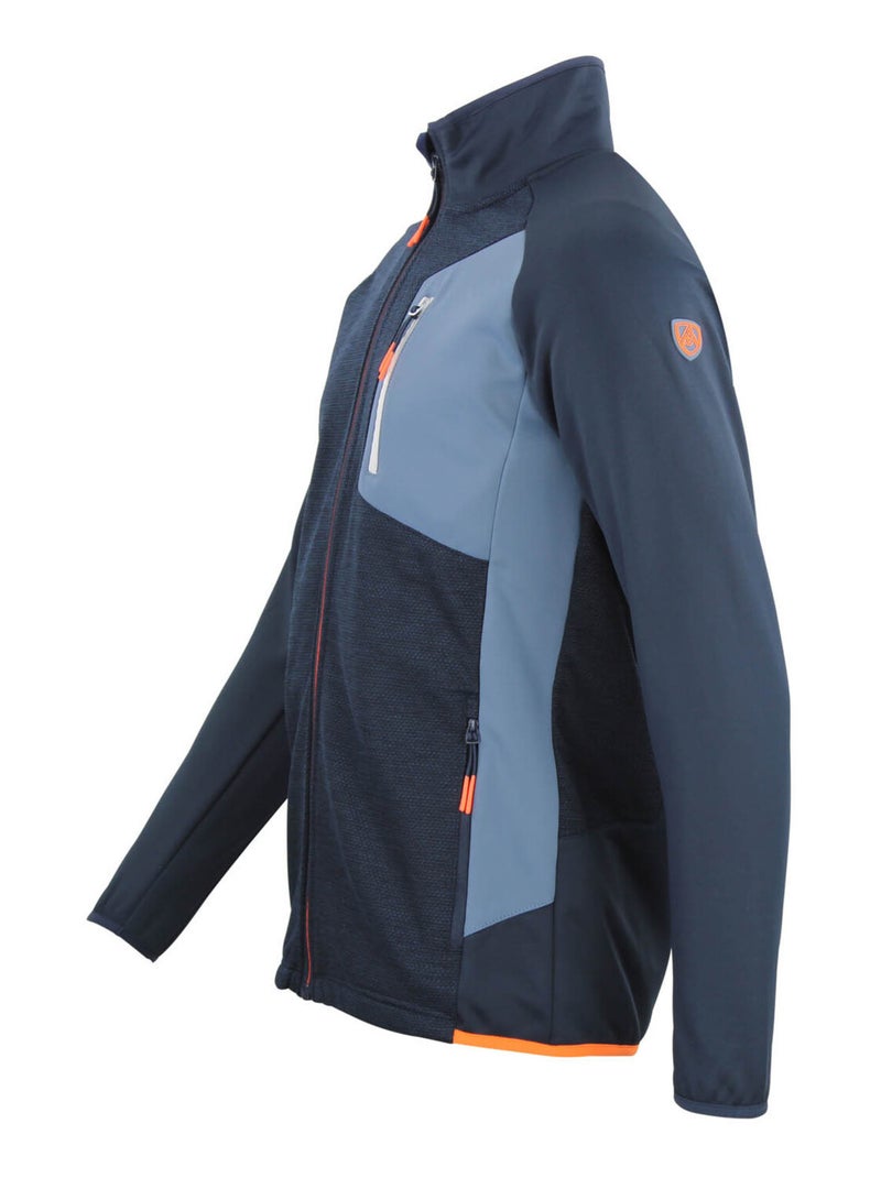 Blouson polaire CERIN - PEAK MOUNTAIN Bleu marine - Kiabi