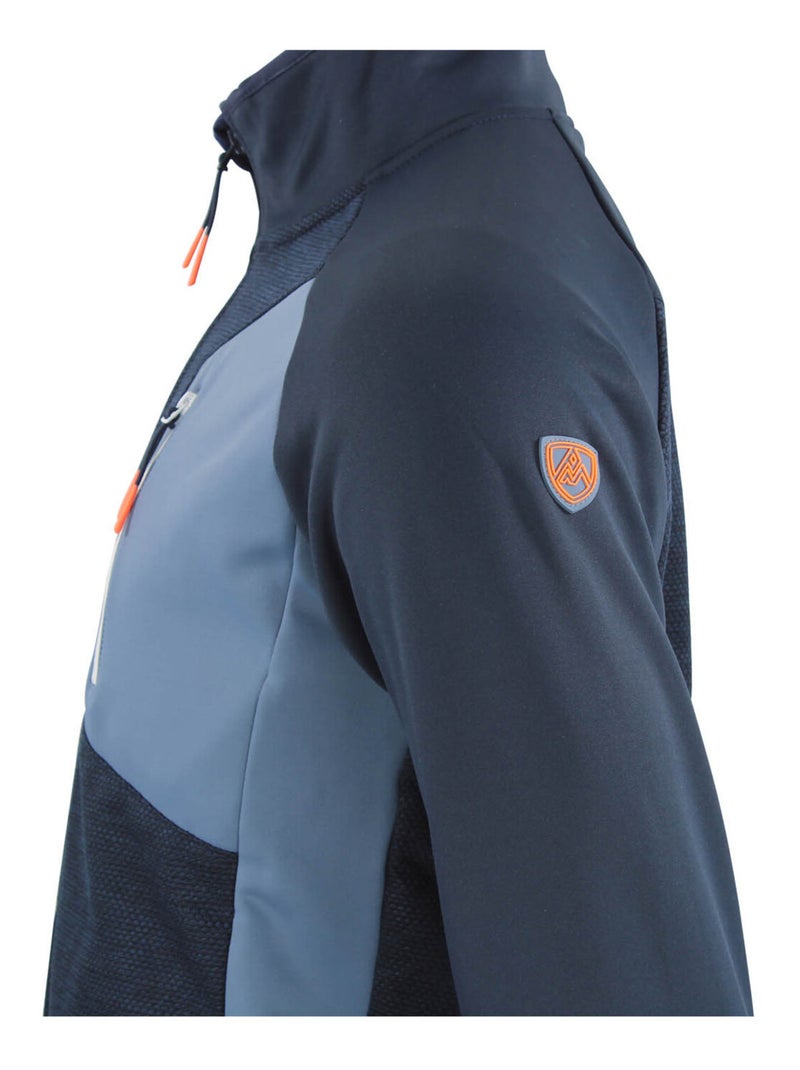 Blouson polaire CERIN - PEAK MOUNTAIN Bleu marine - Kiabi