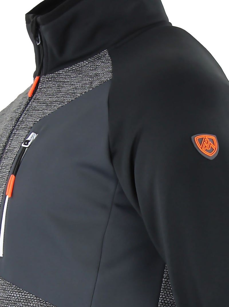 Blouson polaire CERIN - PEAK MOUNTAIN Noir Noir - Kiabi