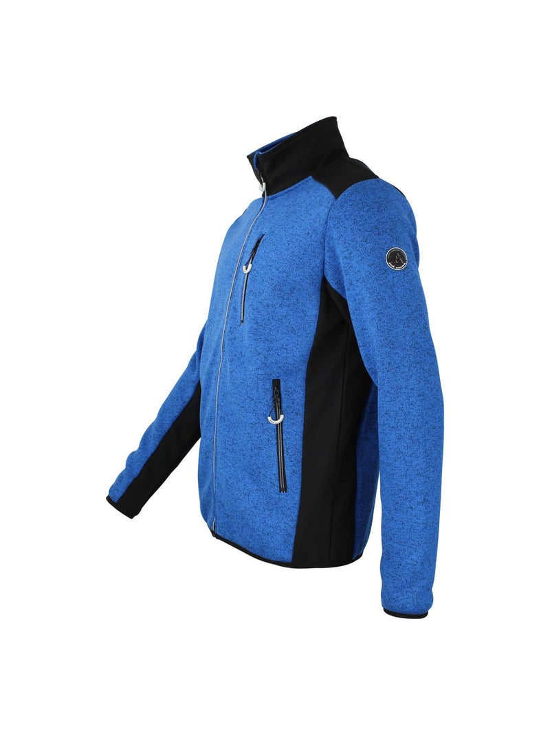 Blouson polaire   CEVIRA - PEAK MOUNTAIN Bleu - Kiabi
