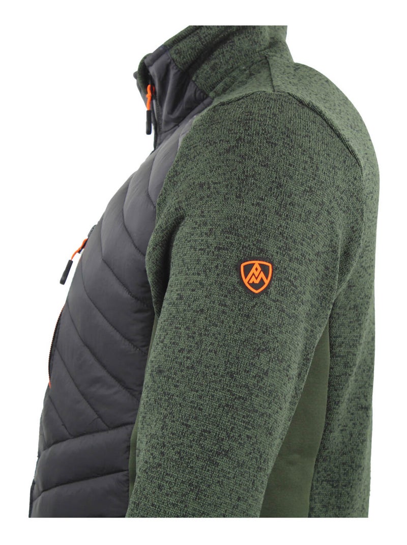 Blouson polaire CHACHA - PEAK MOUNTAIN Kaki - Kiabi