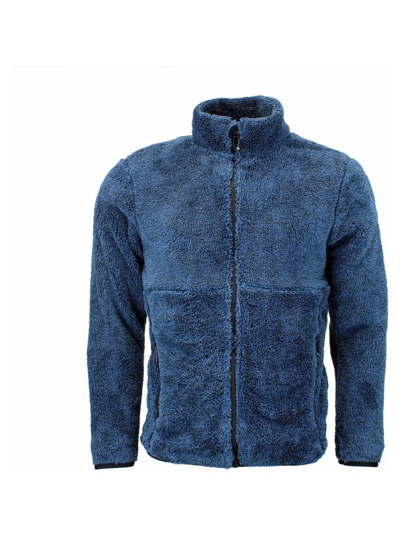 Blouson polaire   CHEF - PEAK MOUNTAIN Bleu marine - Kiabi