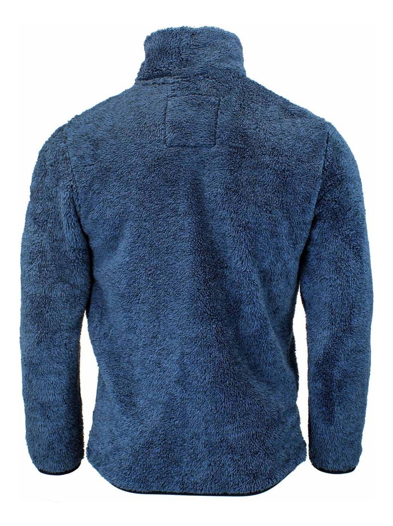 Blouson polaire   CHEF - PEAK MOUNTAIN Bleu marine - Kiabi