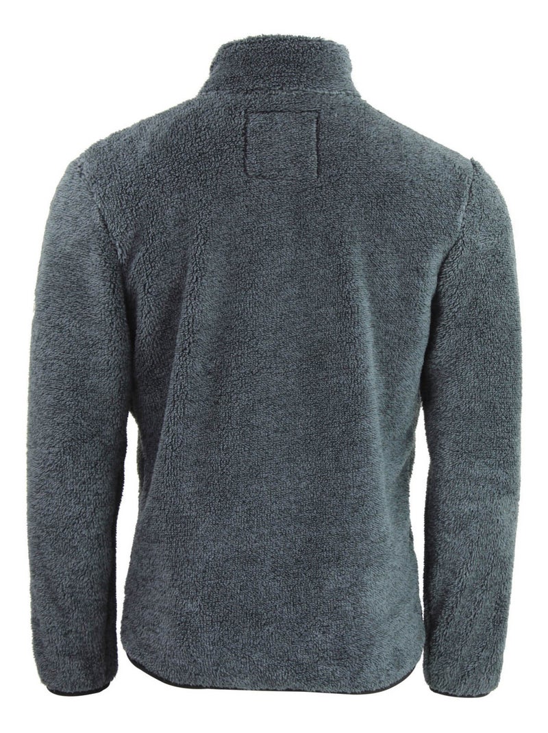 Blouson polaire   CHEF - PEAK MOUNTAIN gris anthracite - Kiabi
