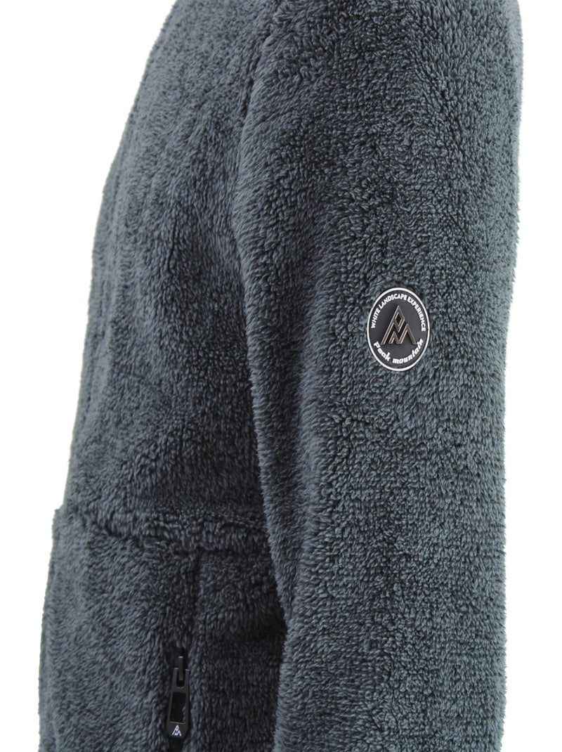 Blouson polaire   CHEF - PEAK MOUNTAIN gris anthracite - Kiabi