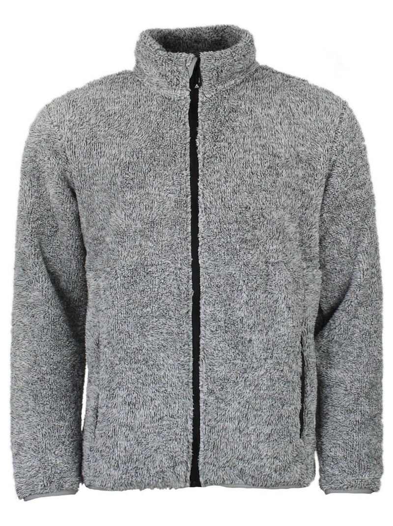 Blouson polaire   CHEF - PEAK MOUNTAIN Gris - Kiabi