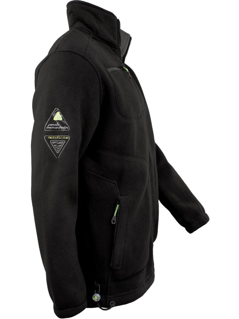 Blouson polaire   CIK - PEAK MOUNTAIN Noir Noir - Kiabi