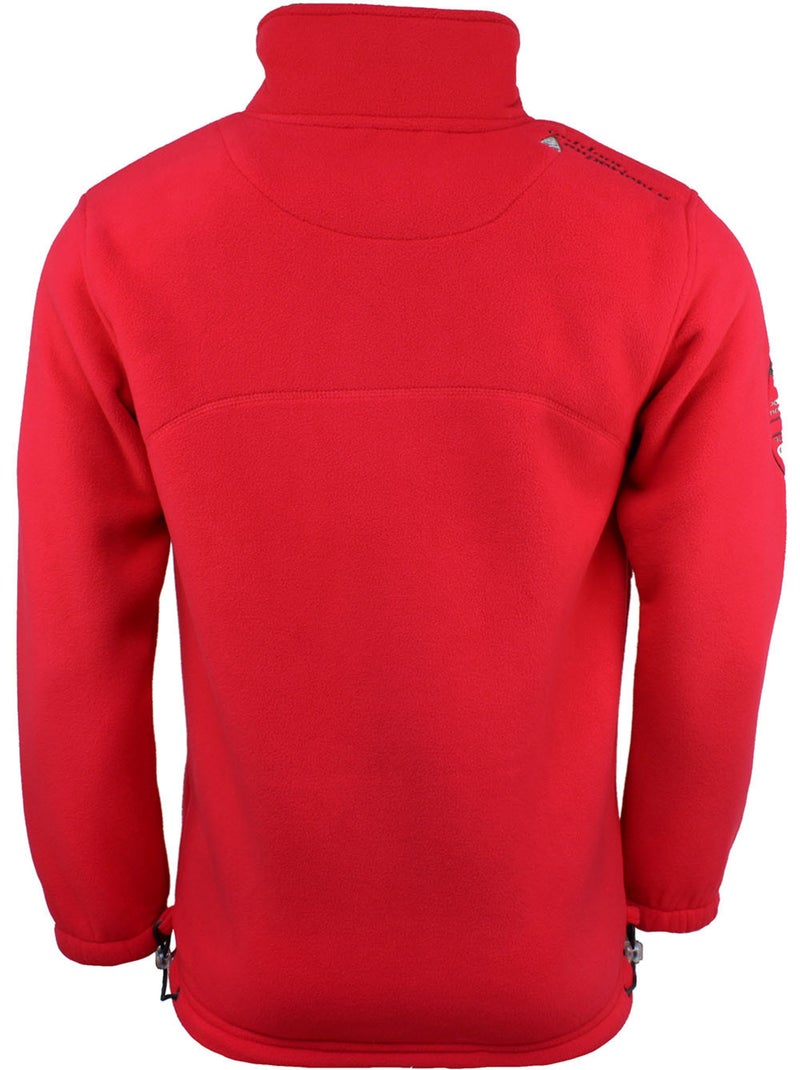 Blouson polaire   CIK - PEAK MOUNTAIN Rouge - Kiabi