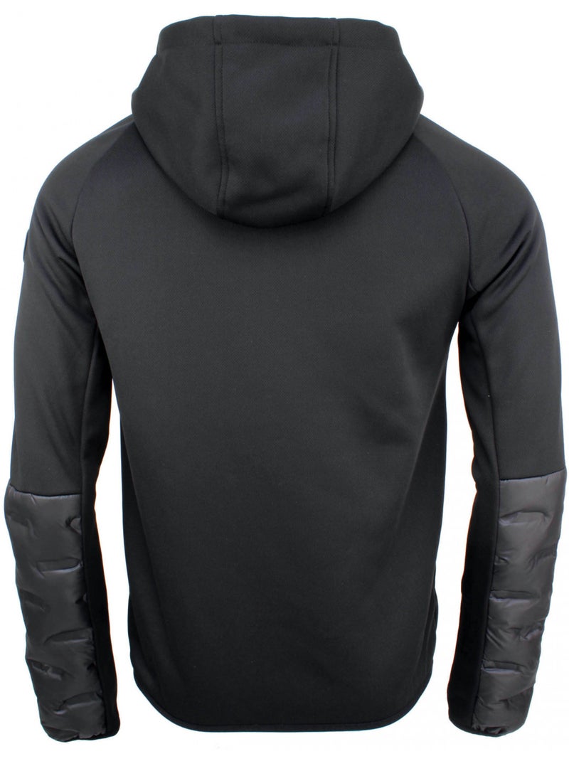 Blouson polaire   CLOONEY - DEGRE CELSIUS Noir Bleu - Kiabi