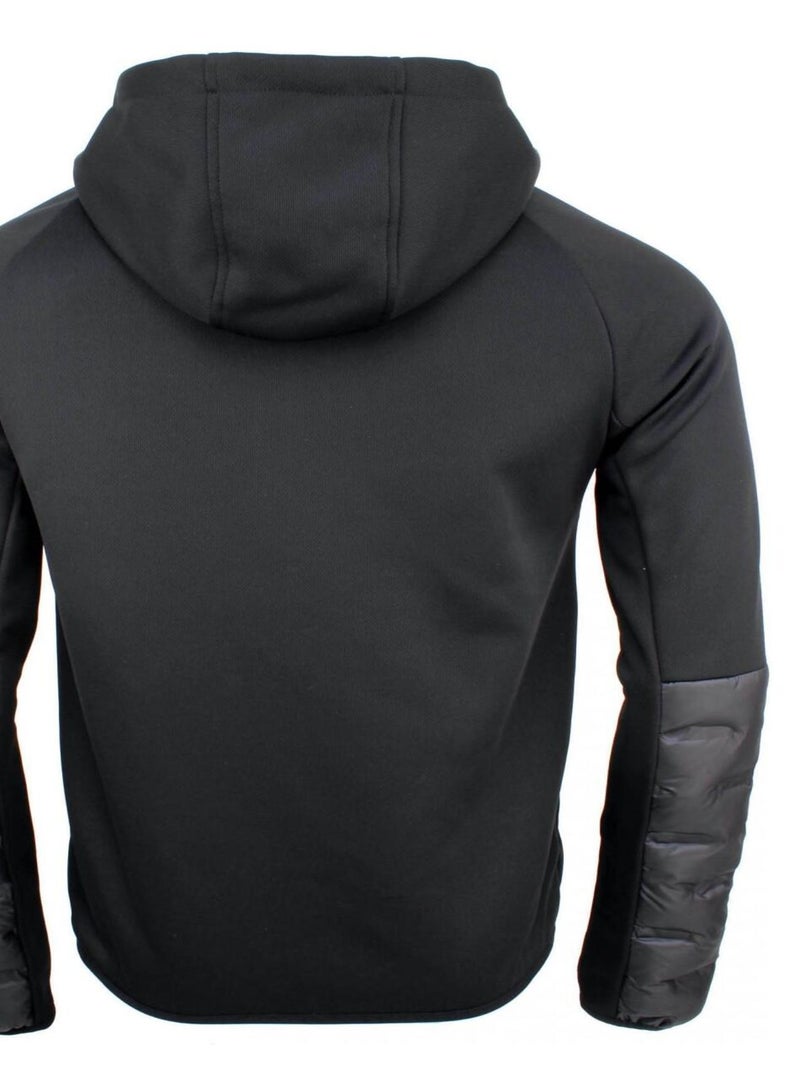 Blouson polaire   CLOONEY - DEGRE CELSIUS Noir Orange - Kiabi