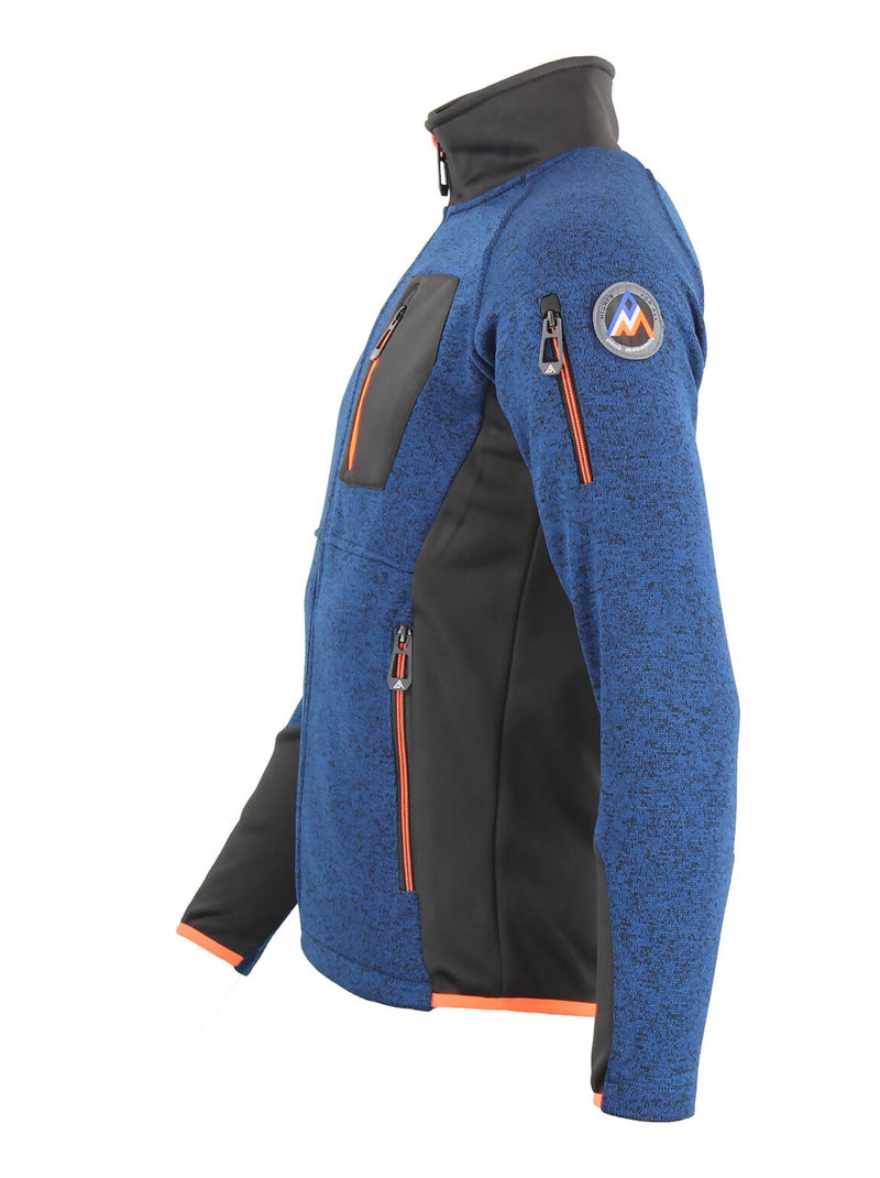 Blouson polaire CLUB - PEAK MOUNTAIN Bleu marine - Kiabi