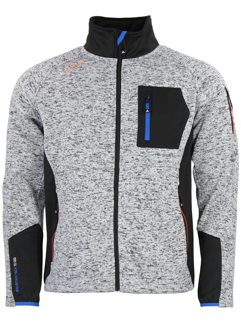 Blouson polaire CLUB - PEAK MOUNTAIN Gris - Kiabi