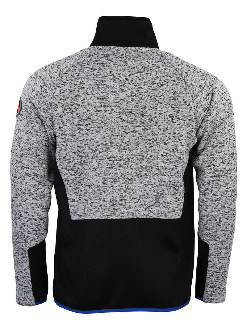 Blouson polaire CLUB - PEAK MOUNTAIN Gris - Kiabi