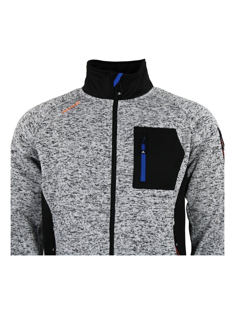 Blouson polaire CLUB - PEAK MOUNTAIN Gris - Kiabi