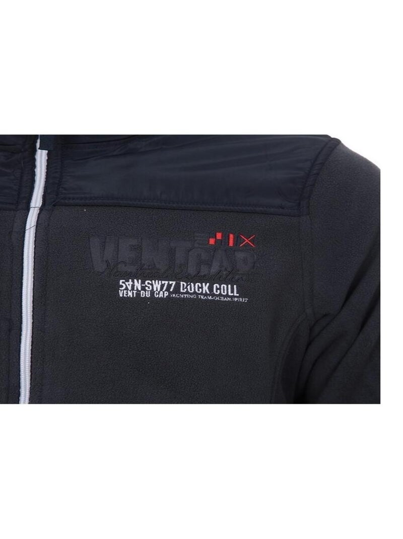 Blouson polaire   CORTEL - VENT DU CAP Gris - Kiabi