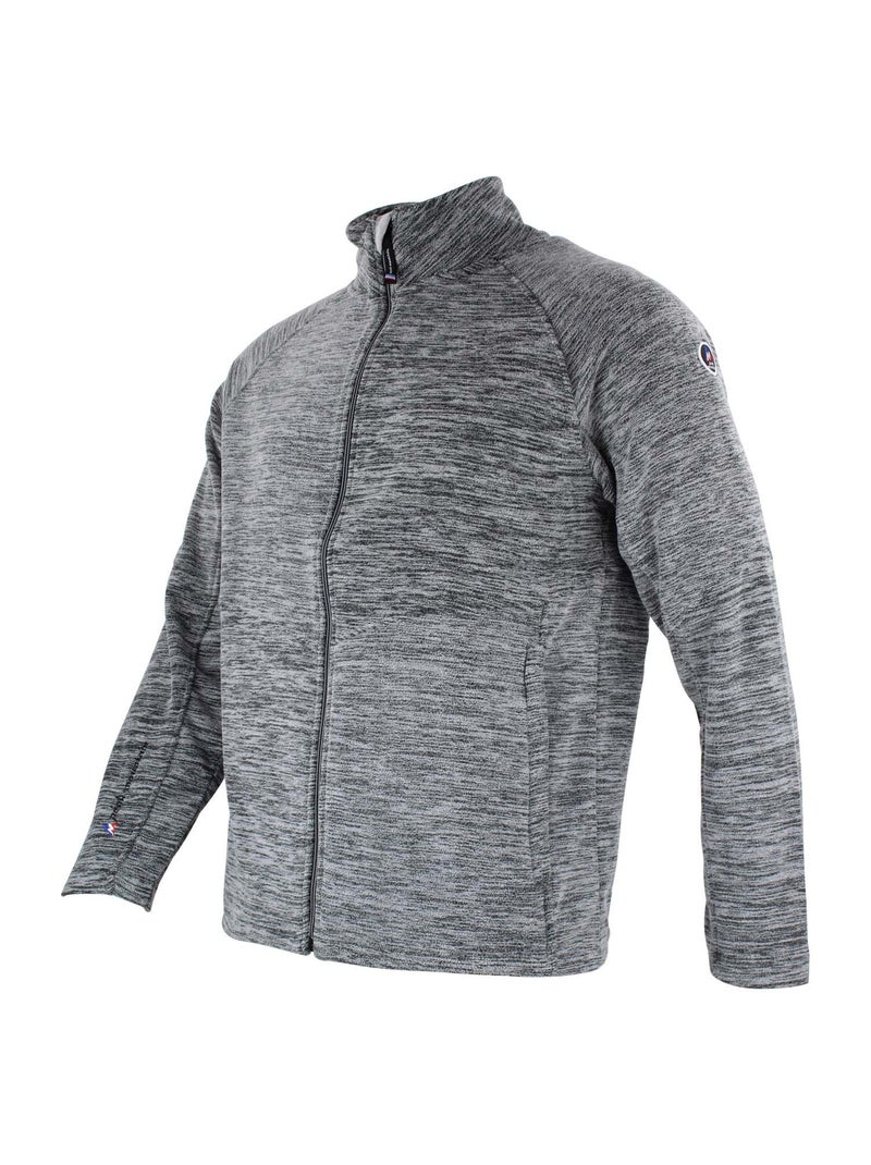 Blouson polaire    CROCO - PEAK MOUNTAIN Gris clair - Kiabi