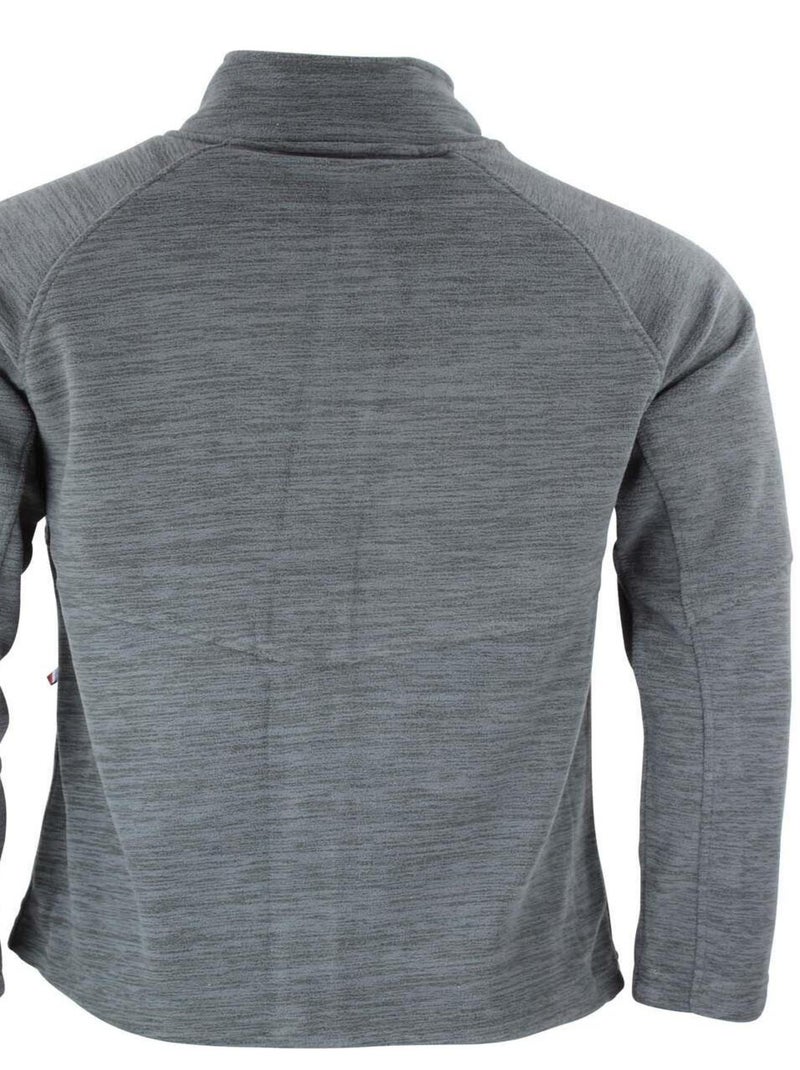 Blouson polaire    CROCO - PEAK MOUNTAIN Gris foncé - Kiabi