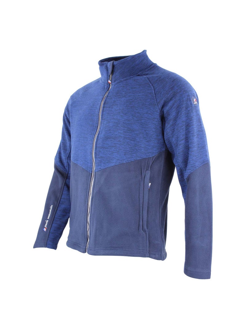 Blouson polaire   CROCUS - PEAK MOUNTAIN Bleu marine - Kiabi