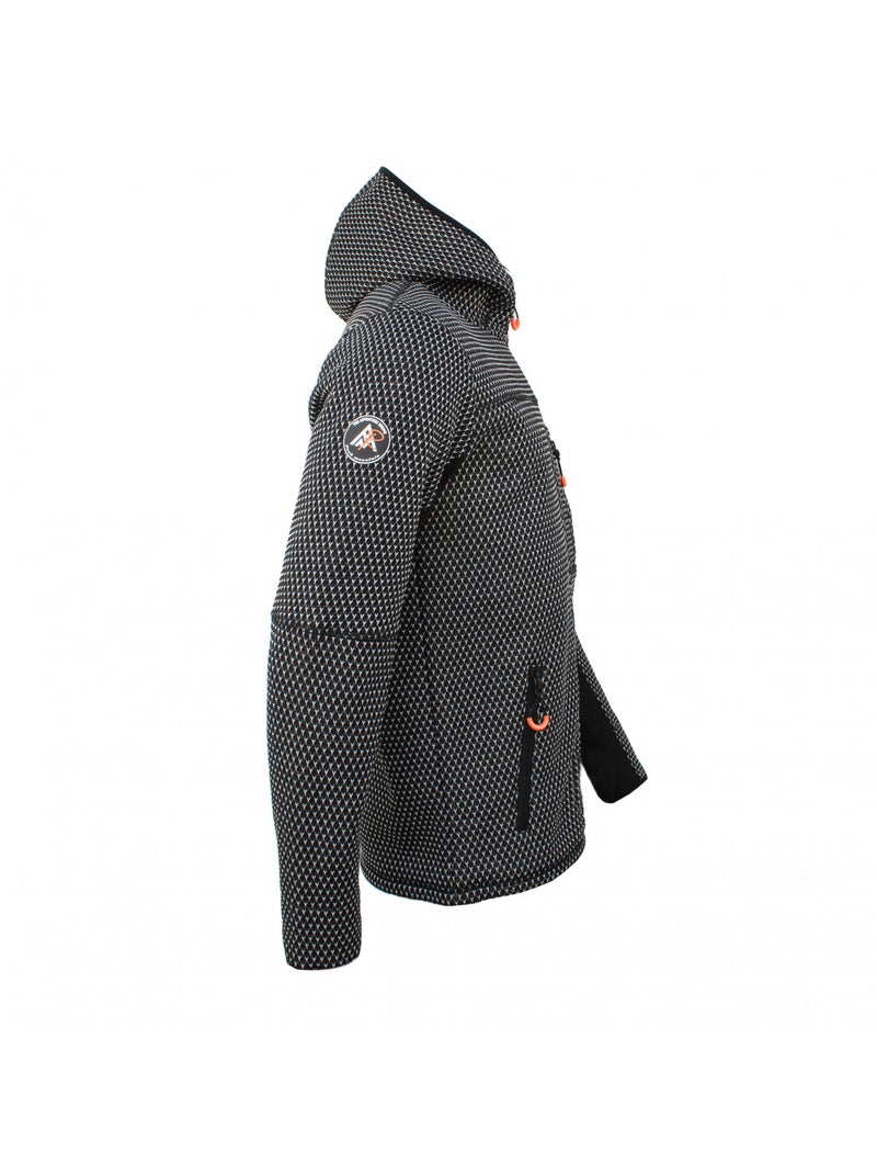 Blouson polaire   CYRUS - PEAK MOUNTAIN Noir Noir - Kiabi