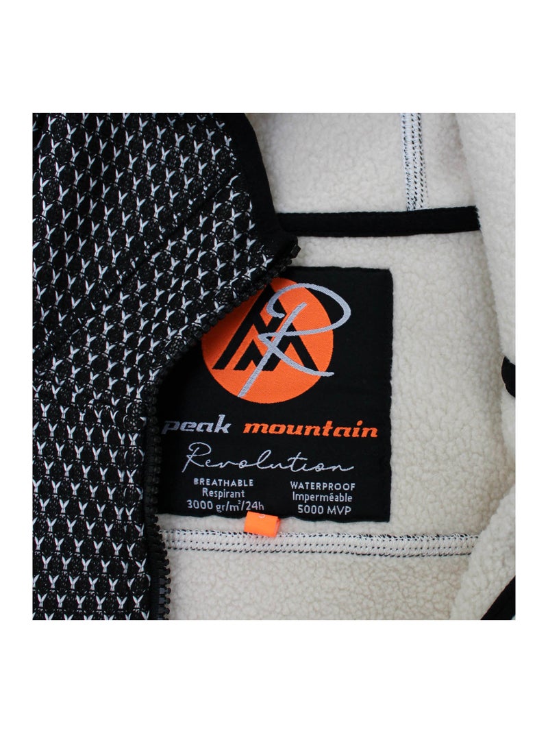 Blouson polaire   CYRUS - PEAK MOUNTAIN Noir Noir - Kiabi