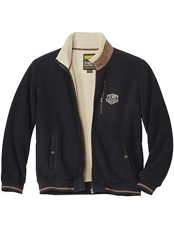 Blouson polaire doublé sherpa - atlas for men
