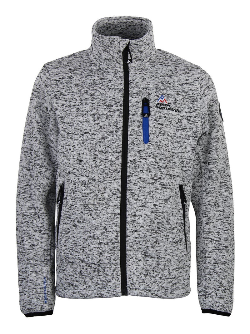 Blouson polaire ECEMO - PEAK MOUNTAIN Gris - Kiabi