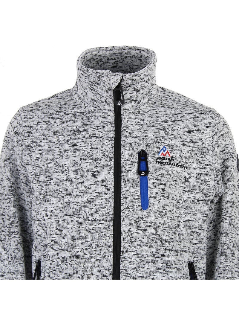 Blouson polaire ECEMO - PEAK MOUNTAIN Gris - Kiabi