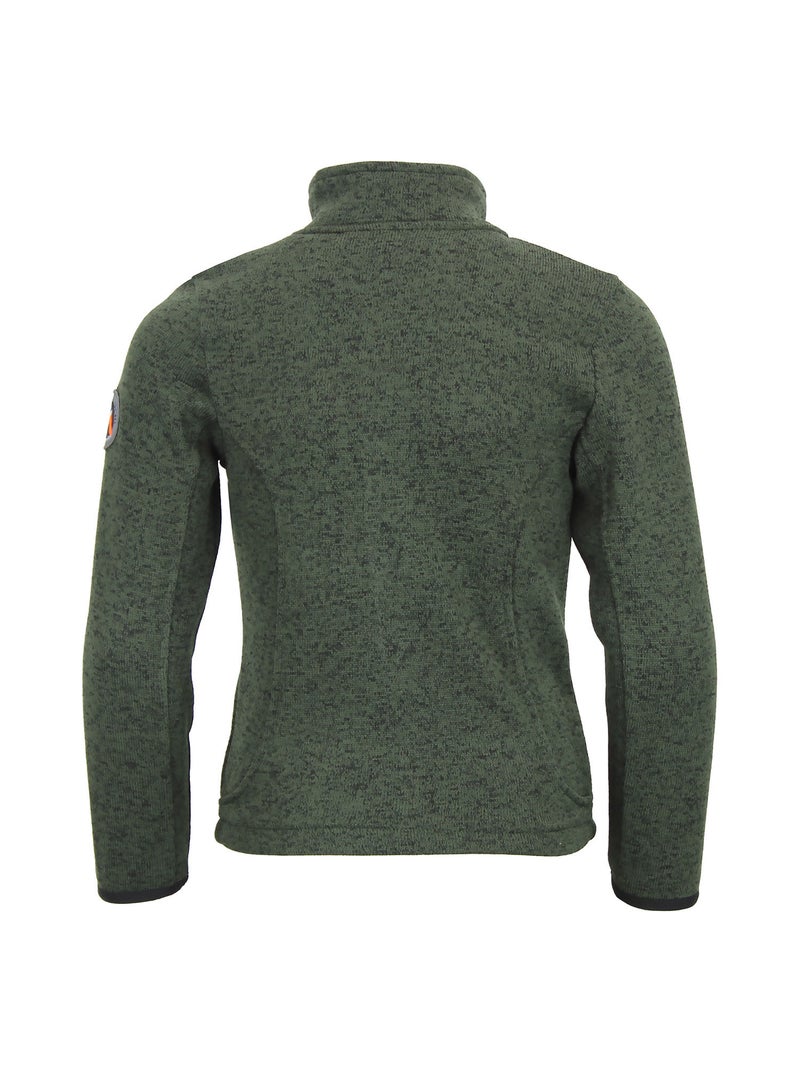 Blouson polaire ECEMO - PEAK MOUNTAIN Kaki - Kiabi