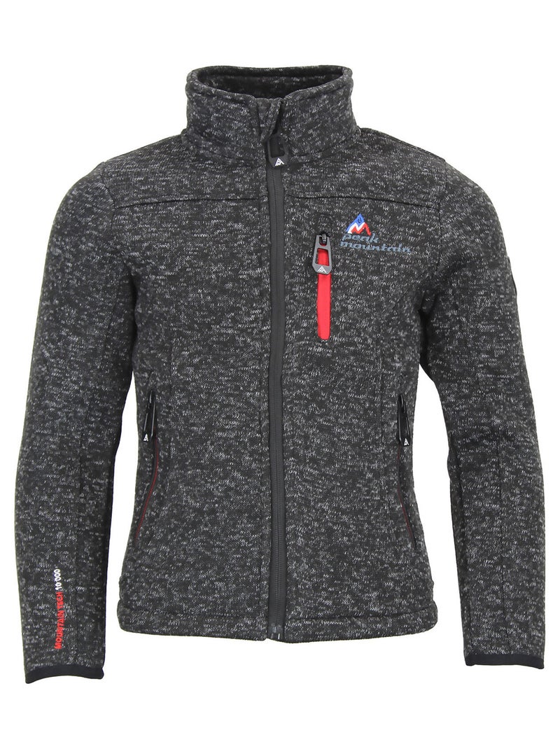 Blouson polaire ECEMO - PEAK MOUNTAIN Noir Noir - Kiabi
