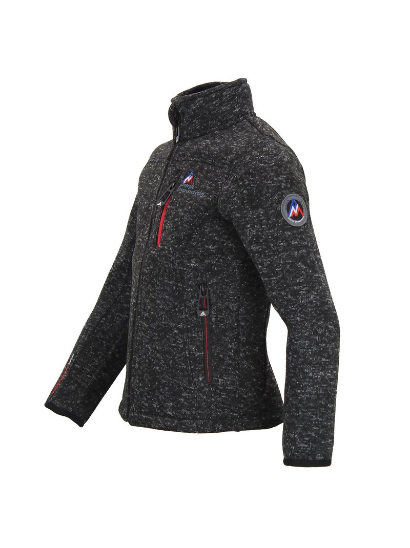 Blouson polaire ECEMO - PEAK MOUNTAIN Noir Noir - Kiabi