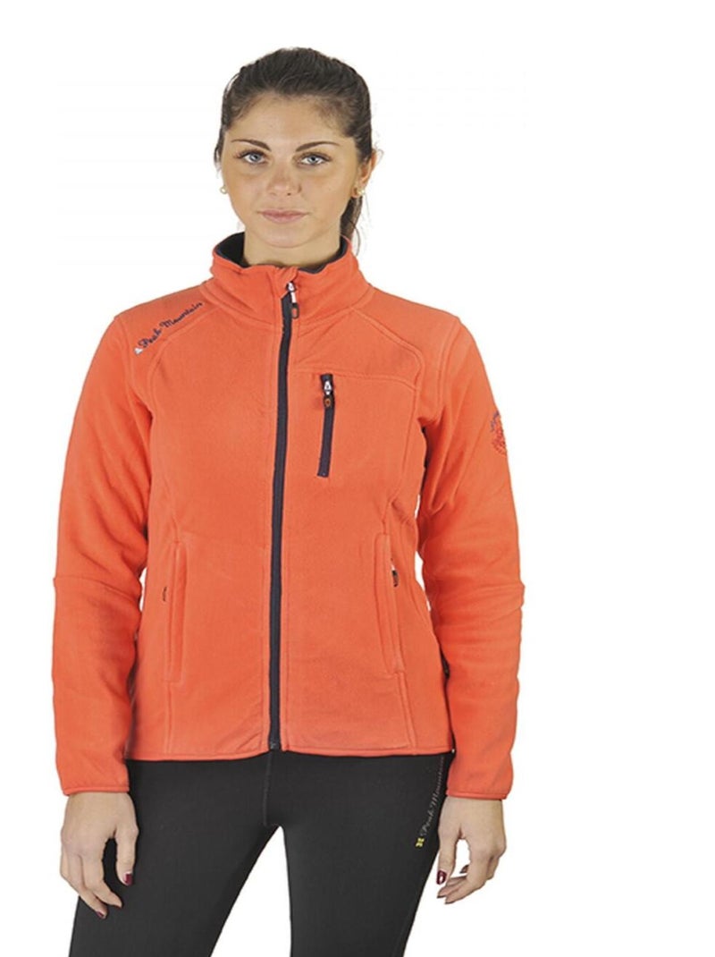 Blouson polaire femme ACALON Orange corail - Kiabi