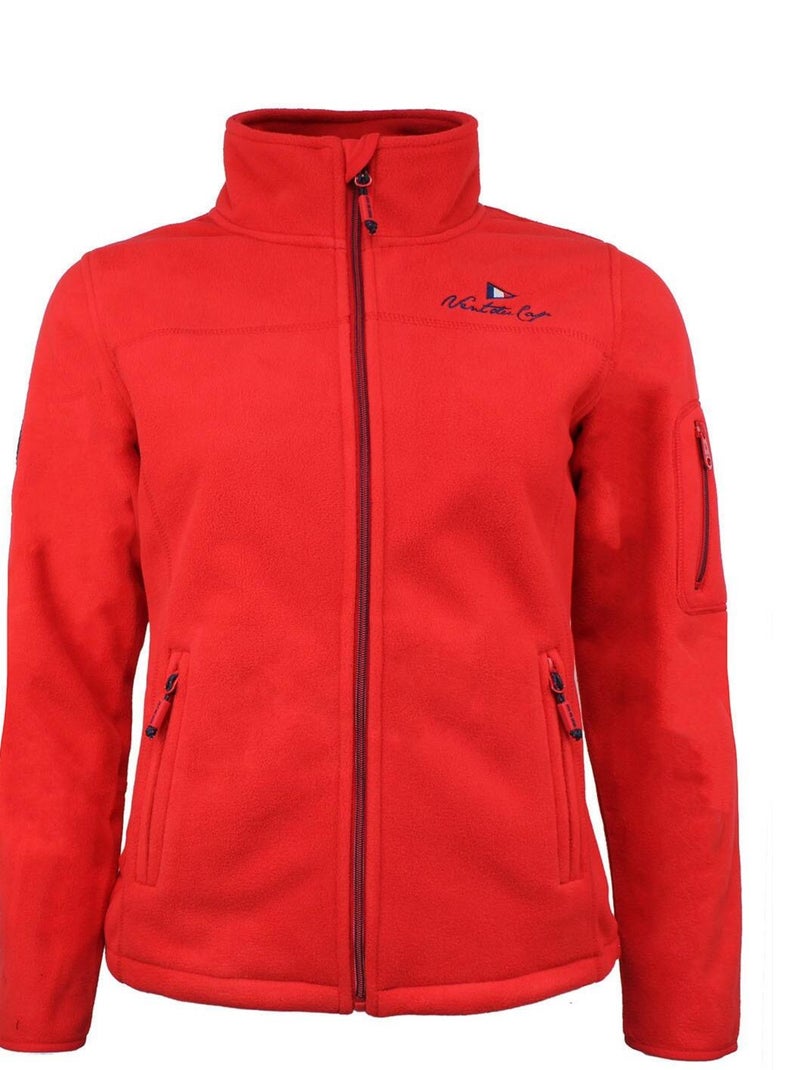 Blouson polaire femme ACIMER Rouge - Kiabi