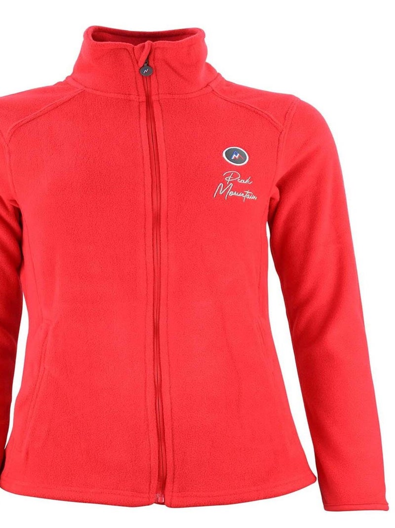 Blouson polaire femme ADARO Rouge - Kiabi