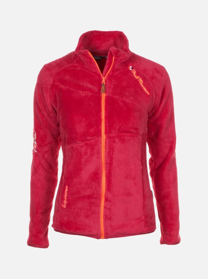 Blouson polaire femme ALONO Rose fushia - Kiabi