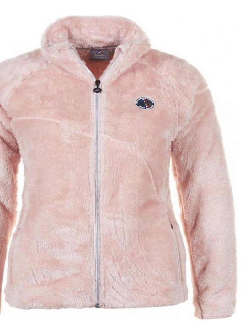 Blouson polaire femme ARIANO Rose - Kiabi