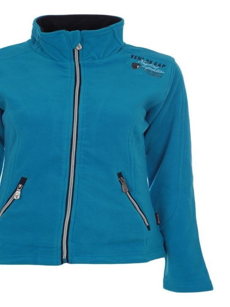 Blouson polaire femme ASA Bleu - Kiabi