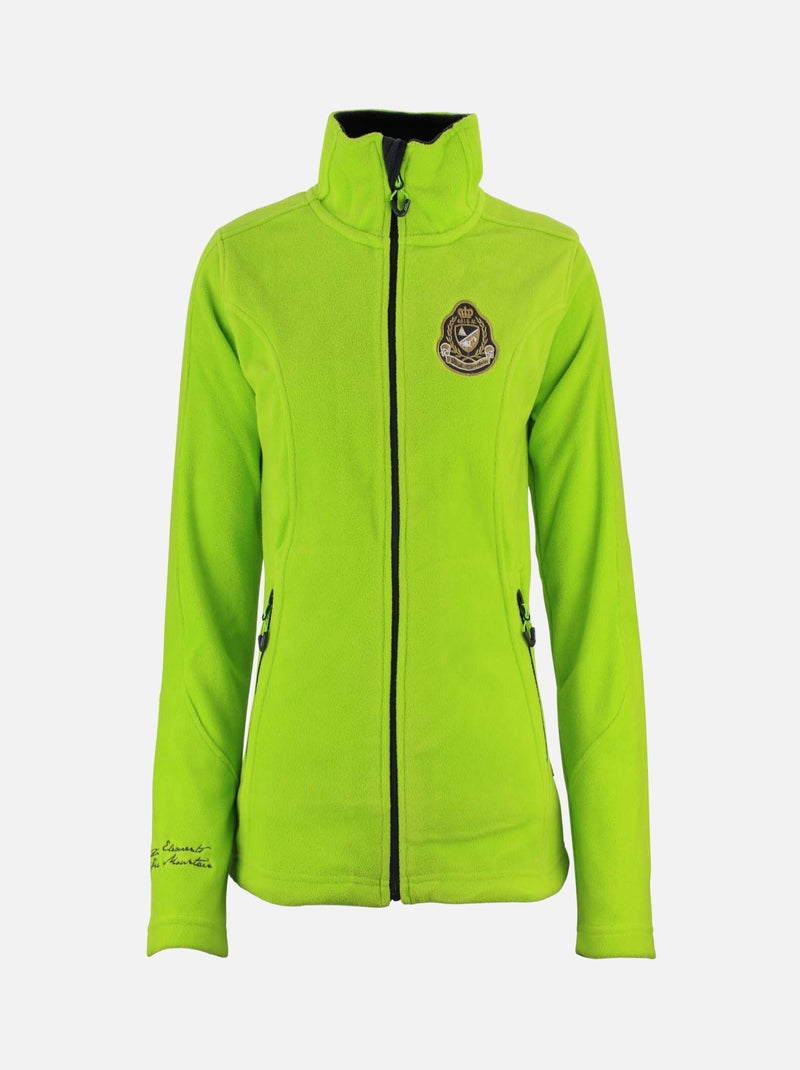 Blouson polaire femme ASAK Vert anis - Kiabi