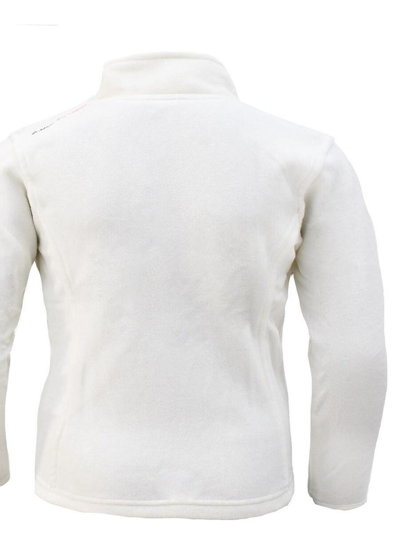 Blouson polaire fille FACESARE - PEAK MOUNTAIN Ecru - Kiabi