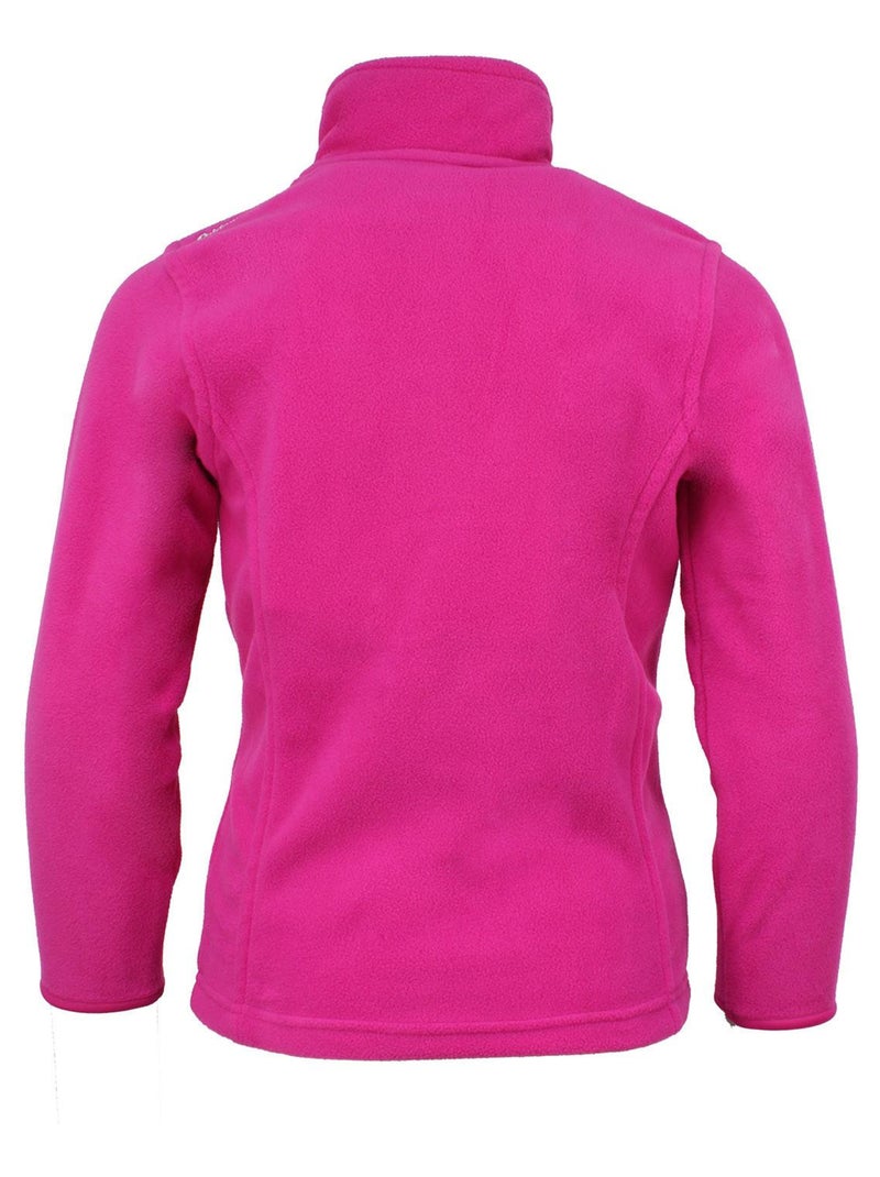 Blouson polaire fille FACESARE - PEAK MOUNTAIN Rose fushia - Kiabi