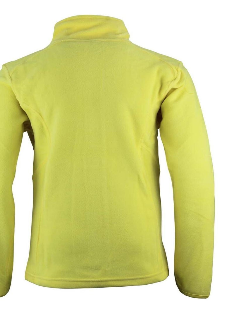Blouson polaire fille FADARA - PEAK MOUNTAIN Vert anis - Kiabi