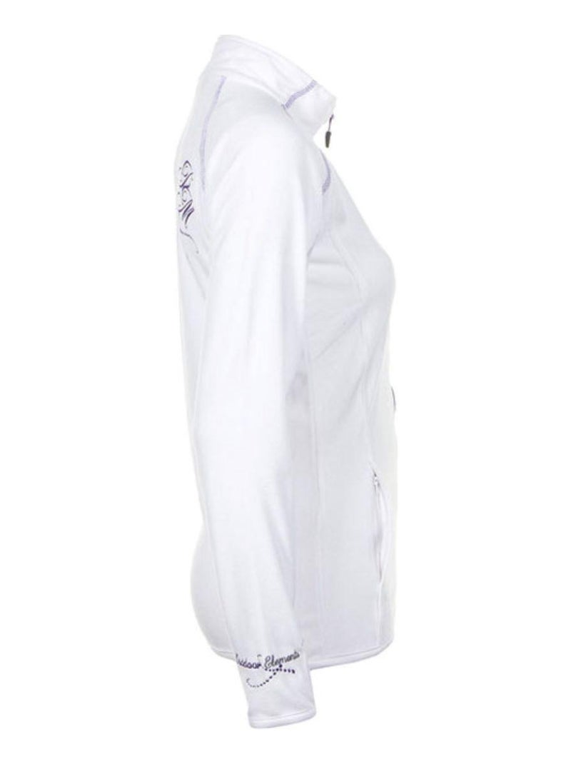 Blouson polaire fille FAFONE - PEAK MOUNTAIN Blanc - Kiabi