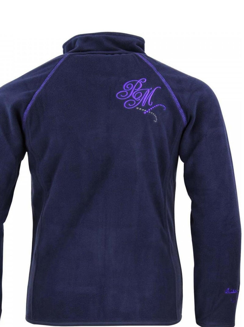 Blouson polaire fille FAFONE - PEAK MOUNTAIN Bleu marine - Kiabi