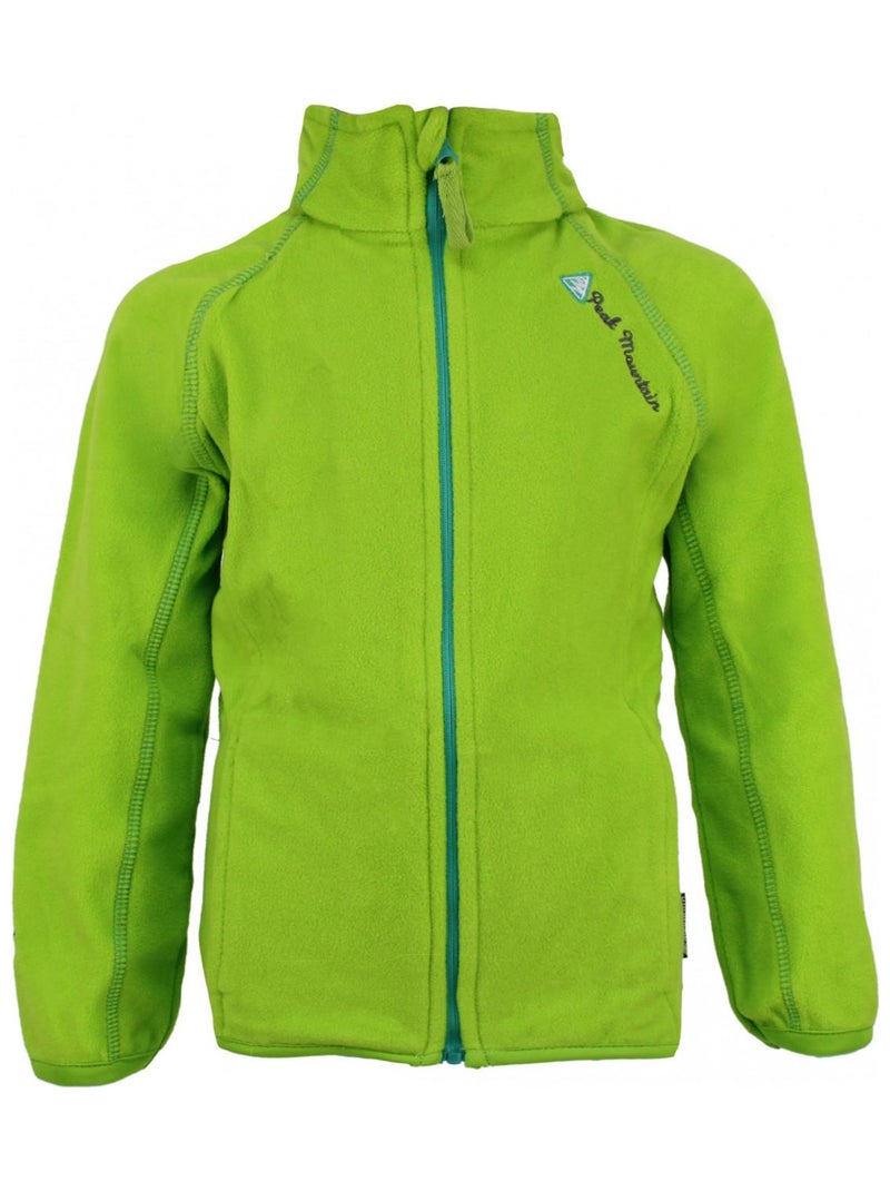 Blouson polaire fille FAFONE - PEAK MOUNTAIN Vert - Kiabi