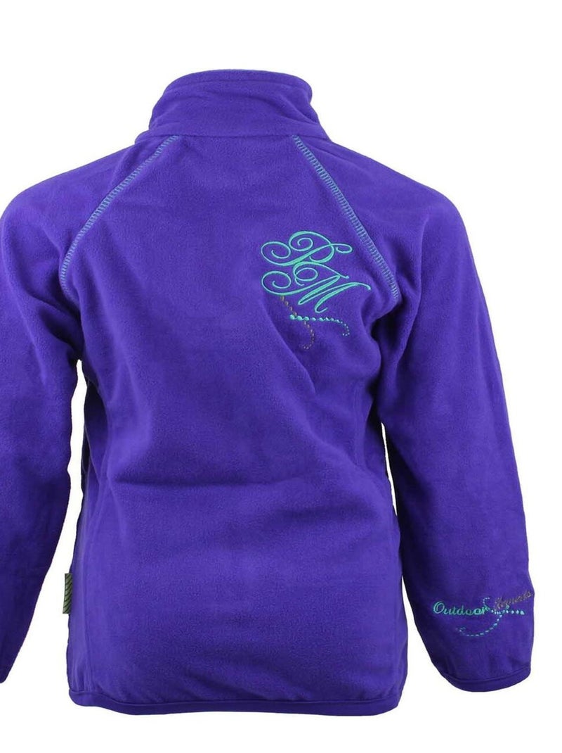 Blouson polaire fille FAFONE - PEAK MOUNTAIN Violet - Kiabi